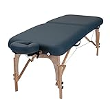 Earthlite INNER STRENGTH Paquet de table de massage portable E2 - Table de massage Reiki complète Incl. Berceau, oreiller et housse de transport de luxe ajustables (76x185cm) Agate