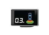 VALEO 632201 - Système d'Aide au Stationnement - Kit Beep&Park: 4 Capteurs + 1 Écran LCD - Installation Avant ou Arrière