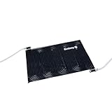 Bestway - Réchauffeur solaire pour piscine, noir, 1,10 m x 1,71 m
