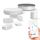 Somfy 1875280 - Home Alarm Essential - Système d'Alarme Maison sans Fil Connecté Wifi - 3 IntelliTAG - 1 détecteur de mouvement - 2 badges télécommandes - Compatible Alexa, Assistant Google et TaHoma