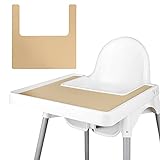 Lomgwumy Set de table pour chaise haute Ikea - Durable - Propre et hygiénique - Convient pour Ikea Antilop Highchai, pour les tout-petits et les bébés - Kaki