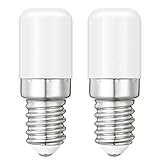 Lot de 2 ampoules LED E14 2W de rechange 20W halogènes pour réfrigérateur, Blanc naturel 4000K Freeze Cuisinière hotte E14 SES Petites ampoules LED Edison, sans scintillement, non dimmable