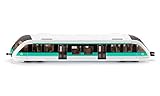 SIKU 1646001 - Train RATP, Métal/Plastique, Blanc/Turquoise, Compatible Avec Autres Jouets SIKU
