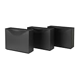 Ikea TRONES - Chaussures armoire/stockage, noir / 3 pack - 51x39 cm