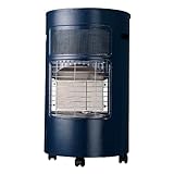 Favex - Chauffage d'appoint à gaz Ektor Design - Intérieur - Brûleur Infrarouge - 3 Puissances de Chauffe -jusqu'à 40 m² - Blue