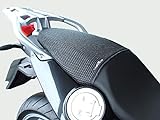 TRIBOSEAT Housse de siège Anti Slip Passenger conçue pour s'adapter à la Couleur Noire Compatible avec BMW F800Gt / Se (2013-2019)