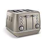 Morphy Richards Evoke Special Edition 4slice(s) Grille-pain Platinum 850 W (4 tranches (s), Platinum, Buttons, Rotary, Chine, 2 ans), 850 W
