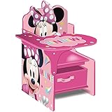 Disney Nixy Kids Chaise de Bureau avec bac de Rangement Motif Minnie Mouse Bois, Taille Unique
