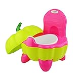 Liudan-Chaises et tabourets Pot en Plastique pour potiron Citrouille Portable (Color : Pink)