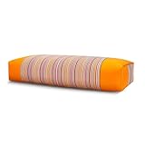 JOERRES Sarrasin Oreiller 100% Bio épais Tissu Package. La Taie d'oreiller A Effet massant. améliorer la qualité du Sommeil. (Orange)