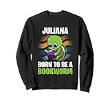 Juliana - Born To Be A Bookworm - Personalise Sweatshirt