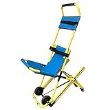 Chaise d'escalier Chaise d'évacuation d'escalier, Chaise d'ambulance Pliable Ascenseur d'évacuation Pompier avec Sangles de retenue Patient, capacité de Poids 350 LB