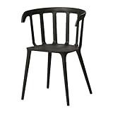IKEA PS 2012 - Chaise avec accoudoirs, noir