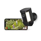Ring Caméra Spotlight Pro sans fil (Spotlight Cam Pro Battery)| Caméra de surveillance extérieure avec wifi, vidéo HDR, détection de mouvement 3D, projecteurs LED | Essai Ring Protect 30 jours gratuit