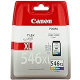 Canon CL-546XL Cartouche d'encre Couleur Haute capacité 13ml 300 Pages 1-Pack Blister avec Alarme