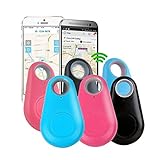 AimdonR Smart Finder Lot de 6 traqueurs GPS Bluetooth pour Enfants garçons Filles Animaux domestiques Alarme téléphone Anti-Perte Selfie Shutter sans Fil