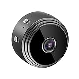 Camera Espion, Camera Surveillance WiFi FHD 1080P Mini Camera WiFi Sécurité à la Maison sans Fil Mini Camera Espion avec Vision Nocturne, Détection de Mouvement, Vue à Distance