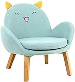 Chaise de canapé confortable siège de canapé for enfants Girl Garçon Jeune maternelle Accueil Endroit bébé petit canapé (couleur:bleu,taille:55x60x62cm) (Color : Blue, Size : 55x60x62cm)