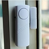 huichang Porte/Fenêtre contact Capteur alarme anti-effraction Alarme – innenkl autocollant alarme détecteur Super Volume 120 dB intelligent sans fil, 1 pièce, 3.6 x 1.2 x 0.7 inch