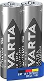VARTA Lithium AA Mignon LR06 Batteries (2-pack) - ideal for digital cameras, toys, GPS devices, sporting and outdoor applications