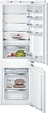 Bosch - KIS86AFE0 séries 6 - Réfrigérateur avec congélateur - Niche de 177,5 x 56 cm - Réfrigérateur (191 l) + Congélateur (74 l) - Charnière plate - LowFrost - VitaFresh - Fabriqué en Allemagne