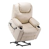 MCombo Electric Fauteuil d'aide au repos fauteuil de massage chauffant à réglage électrique Connexion USB