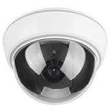 Simulateur dôme caméra factice fausse alarme de surveillance caméra de sécurité clignotant LED - utilisation intérieure et extérieure, pour les maisons et les entreprises