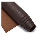 HANYU Cuir Multifonctionnel Tissu en Simili Cuir Souple,Cuir Tissu, pour ameublement, canapé, chaises, Sacs,1.38×0.5m(4.5ft×3.3ft) à Plusieurs Couleurs (Color : Brown 4)