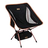 TREKOLOGY Chaise de Camping Portable YIZI GO - Chaise Pliante Compacte et Ultra-Légère dans Un Sac de Transport pour Randonneurs, Camping, Plage et Plein air.