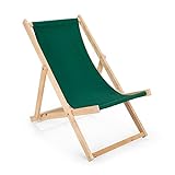 Chaise longue pliante, chaise longue de plage camping belle déco chaise longue de jardin LIEGE relax - Vert