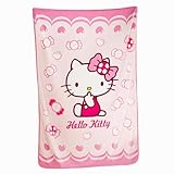 GEPAS Kawaii Couverture pour adultes et enfants Motif Hello Kitty - Décoration de chambre à coucher - Rose (rose 1)
