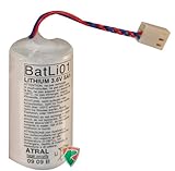 pile lithium - alarme radio - 3.6v - 5 ah - hager batli01