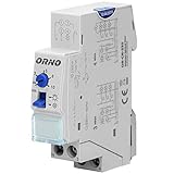 Orno CR-230 Interrupteur Minuterie Electronique Minuterie d'Escalier 230v Charge Max 2300W Montage Rail DIN