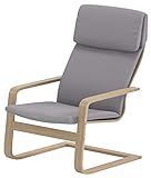 Custom Slipcover Replacement Couvrir Seulement! La Chaise n'est Pas Incluse! Housse en Coton pour Housse de Fauteuil IKEA Pello Coton Gris Clair
