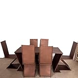ARTIGIANATO VULCANO Table en fer marocain avec 6 chaises