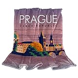 Couverture polaire légère et pelucheuse pour canapé Prague