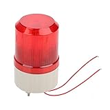 220V LED rouge avertissement d'urgence, alarme d'urgence acoustique-optique tournant LED lampe stroboscopique pour le trafic routier bateau