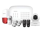Daewoo Pack Vision+ | Alarme Maison sans Fil WiFi GSM Connectée avec Sirène extérieure |1 Caméra | Compatible avec Amazon Alexa, l’Assistant Google