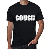 Homme Tee-Shirt Canapé – Couch – T-Shirt Vintage Noir Profond XL