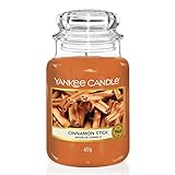Yankee Candle bougie jarre parfumée | grande taille | Bâton de cannelle | jusqu’à 150 heures de combustion