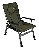 Carp Chaise de pêche F5R - Chaise de camping de luxe pour la pêche à la carpe - Avec hauteur supplémentaire