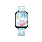 Ownlife Cinnamoroll Smart Watch Female Sports Bracelet Junior High School Students Children's Electronic Watch (Color : Blue)
