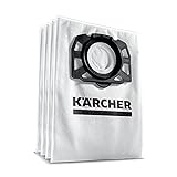 Kärcher Sachet filtre ouate accessoire pour les aspirateurs multifonctions eau et poussières WD 4, WD 5, WD 6, WD 4290, 5200 M, 5300 M et 5600 MP