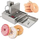 Machine automatique de fabrication de beignets, friteuse numérique commerciale à 6 rangées de 9,5 L, machine de fabrication de beignets, mini fabricant de beignets à frire, épaisse