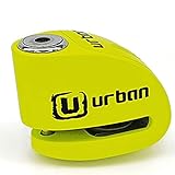URBAN UR906X Alarme Moto Bloque Disque Antivol Bloc Disc Son 120 dB Axe 6mm Acier Universel, Anti Vol Cadenas Vélo Scooter Électrique Scooter Trottinette Électrique Sécurité Parking