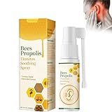Bee Propolis Tinnitus Spray apaisant pour acouphènes, soulagement des acouphènes pour les oreilles, spray de soulagement des acouphènes, soulage les acouphènes, le dos des oreilles, l'inconfort des
