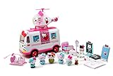 Dickie - Hello Kitty - Playset de Secours - 1 Ambulance + 1 Hélico + 6 Figurines + Nombreux Accessoires Médicaux - 253246001