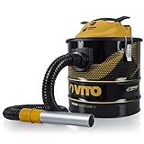 VITO - Aspirateur de cendres TORNADO 1400W 18L Filtre HEPA Cendres Jusqu'à 50°C Souffleur Système Auto nettoyage du filtre