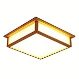 Facile Installer Lumières de plafond Chambre LED Ceiling Light Pine Aisle Chambre Salon d'économie d'énergie lampe de plafond carrés d'éclairage de plafond Lumières de plafond (Couleur: chaud)
