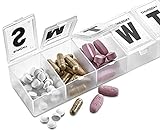 MEDca 7-day Pill Organizer Weekly Pill Planner PACK OF 2